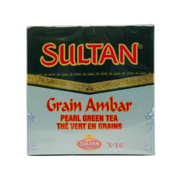 Sultan Moroccan Grain Ambar Pearl Green Tea, 200g
