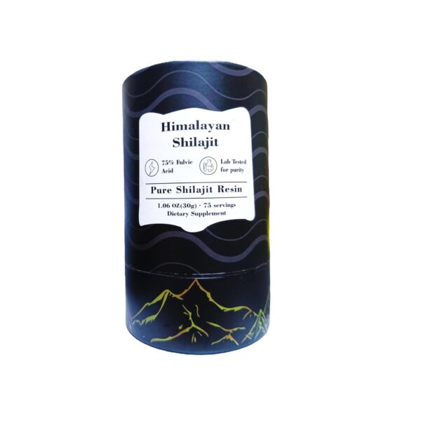 Authentic 75% Fulvic Acid Pure Himalayan Shilajit Resin, 30g