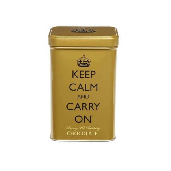 Keep Calm And Carry On Luxury Hot Drinking Chocolate Tin, 120g