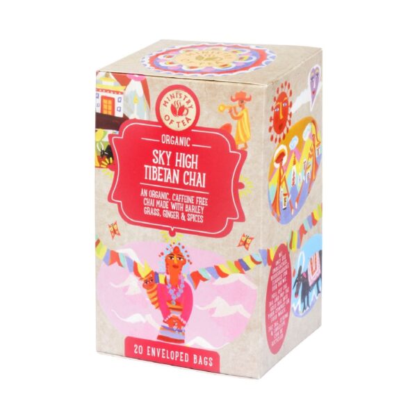 Organic Sky High Tibetan Chai, 20 Tea Bags