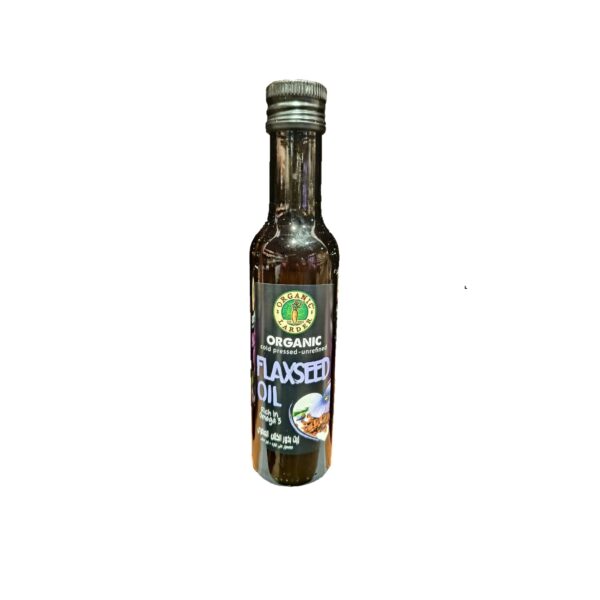 Organic Larder Flax Seed Oil Cold Pressed Unrefined, 250ml