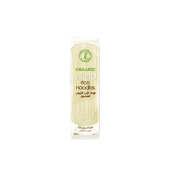 Organic Larder White Rice Noodles Gluten Free Vegan 220g