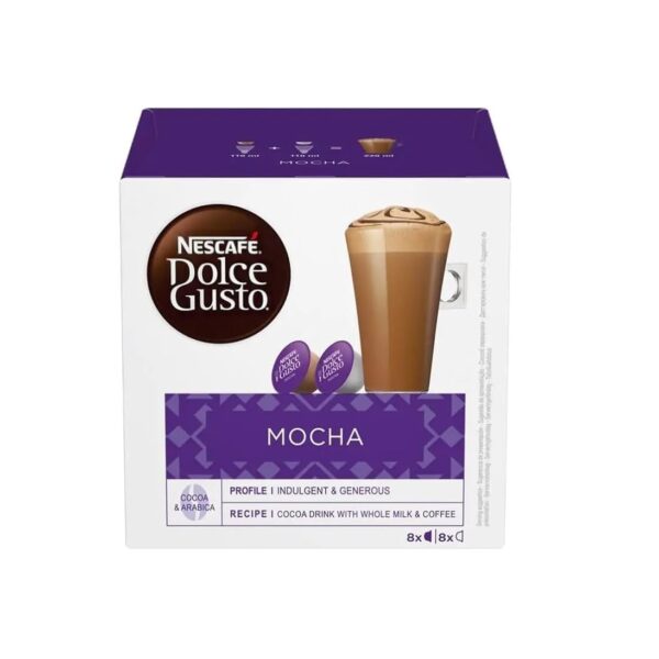 Dolce Gusto Mocha Coffee Indulgent and Generous, 16 Capsules