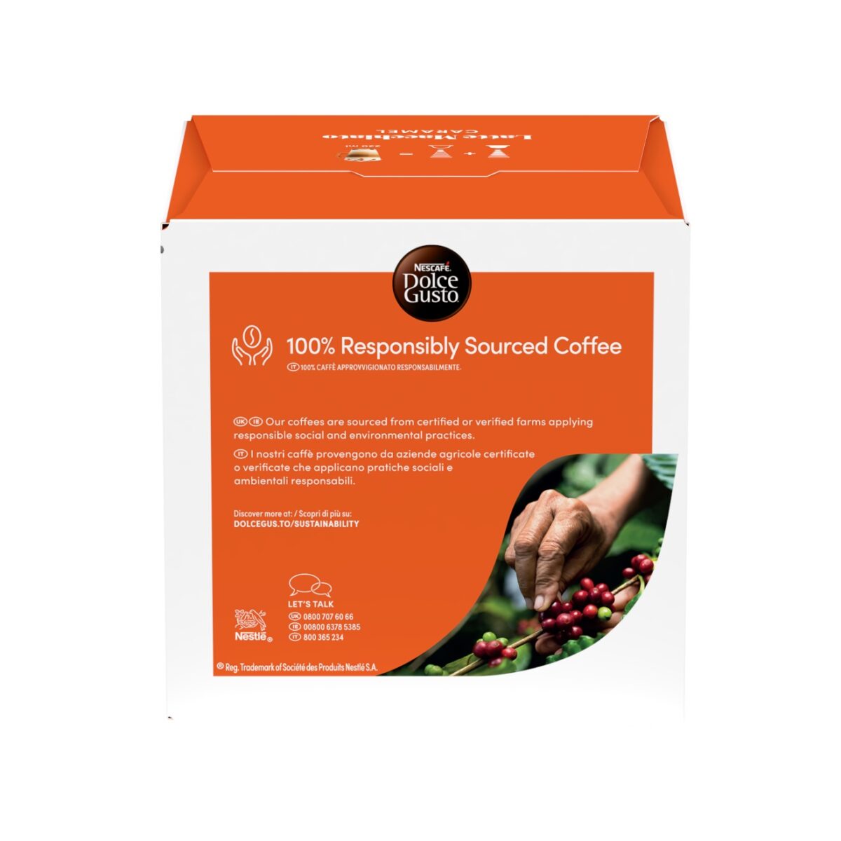dolce gusto orange back