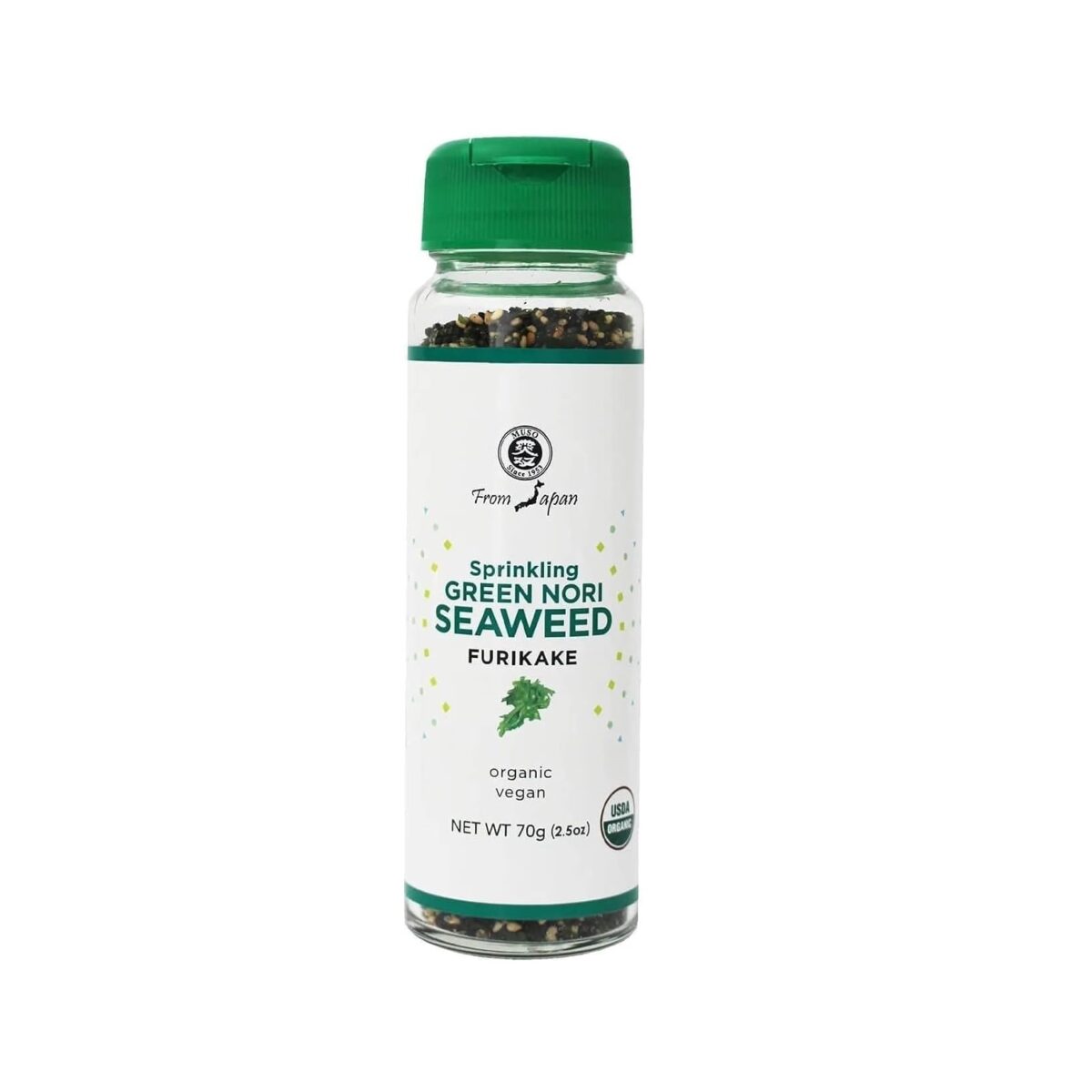 organic green nori seaweed furikake