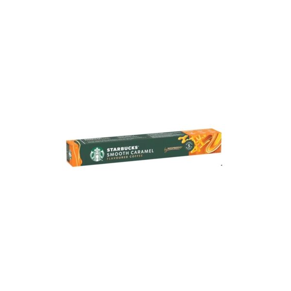 Starbuckss Smooth Caramel Flavoured Coffee, 10 Capsules